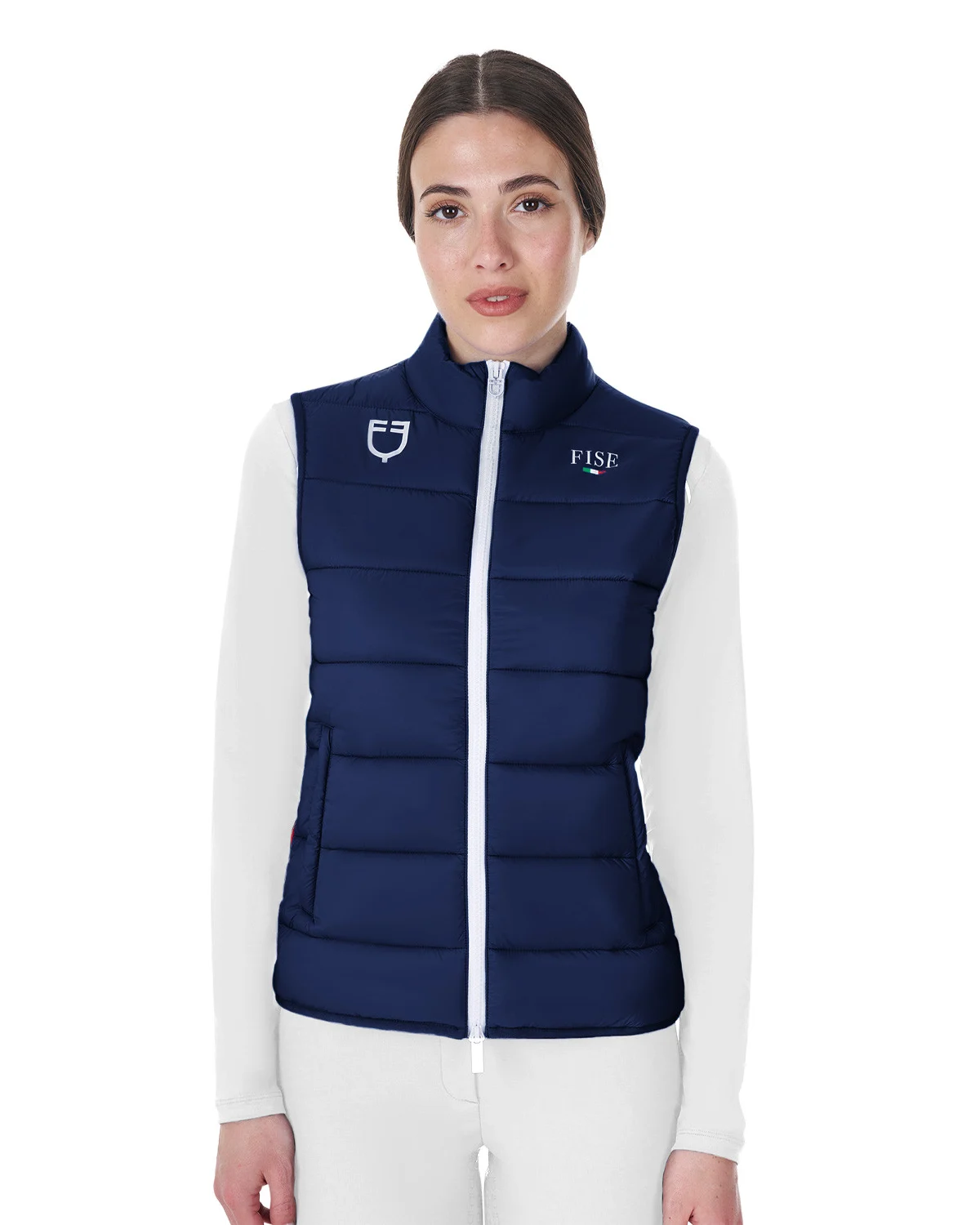 Damska kamizelka slim fit Equestro X FISE
