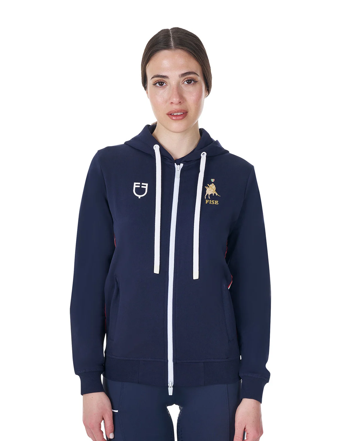 Damska bluza z kapturem Equestro X FISE