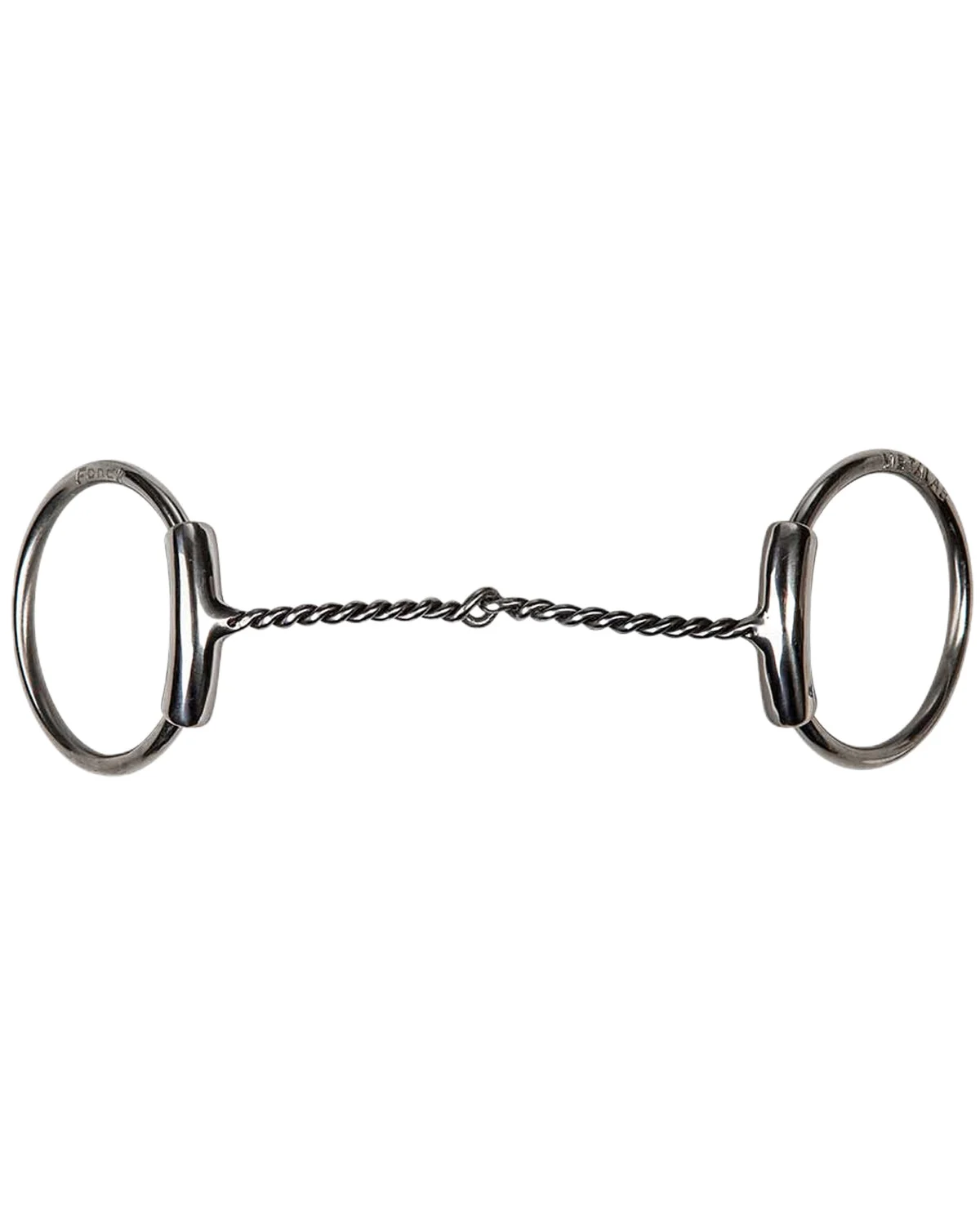 Metalab wędzidło O-ring Bernard Fonck, wygięty skręcany drut 5 mm