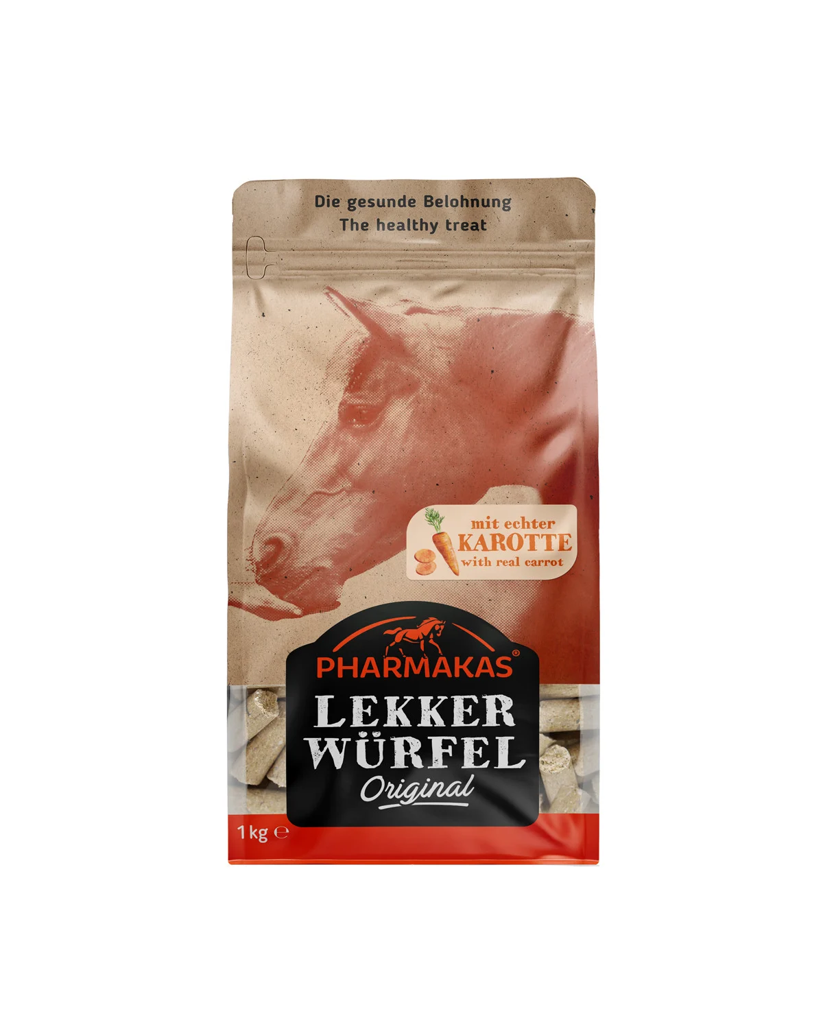 Pharmakas przysmaki dla koni Leckerwürfel z marchewką 1 kg