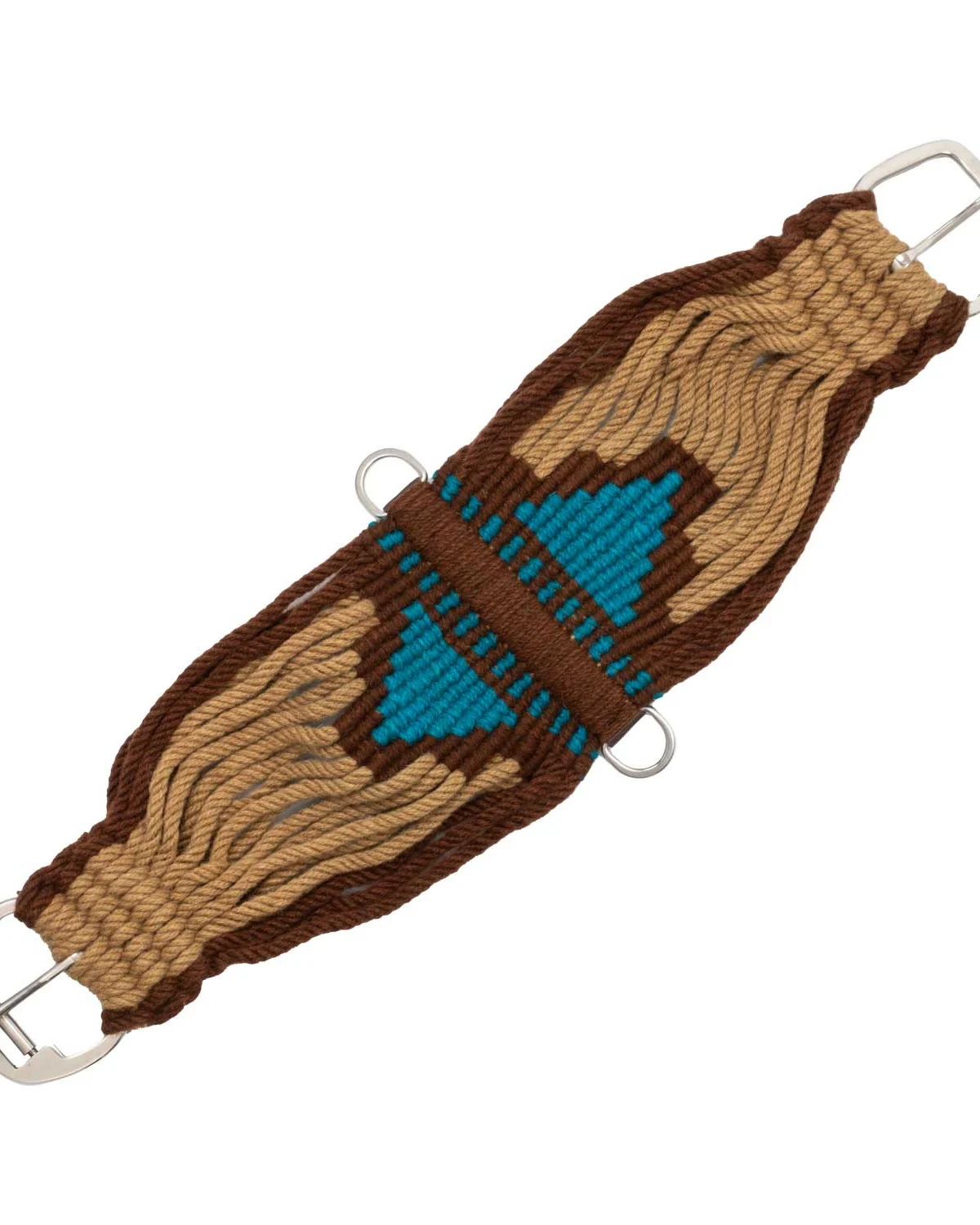 Pool's popręg westernowy moherowy Aztec Design