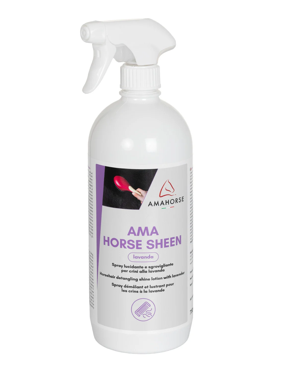 AmaHorse spray nabłyszczający i rozplątujący Sheen lawenda 750 ml