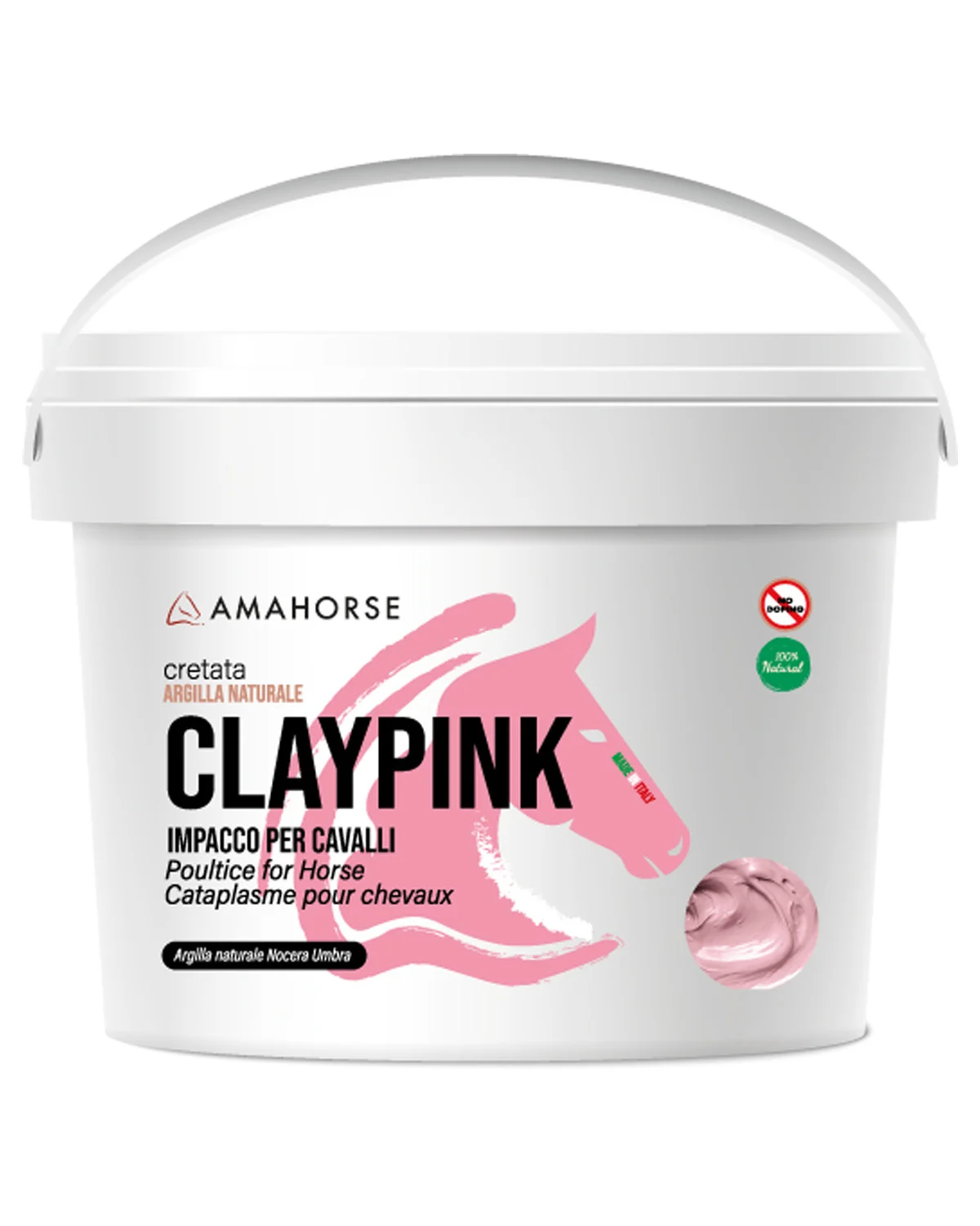 AmaHorse pasta mineralna Ama Pink do okładów, 5 kg