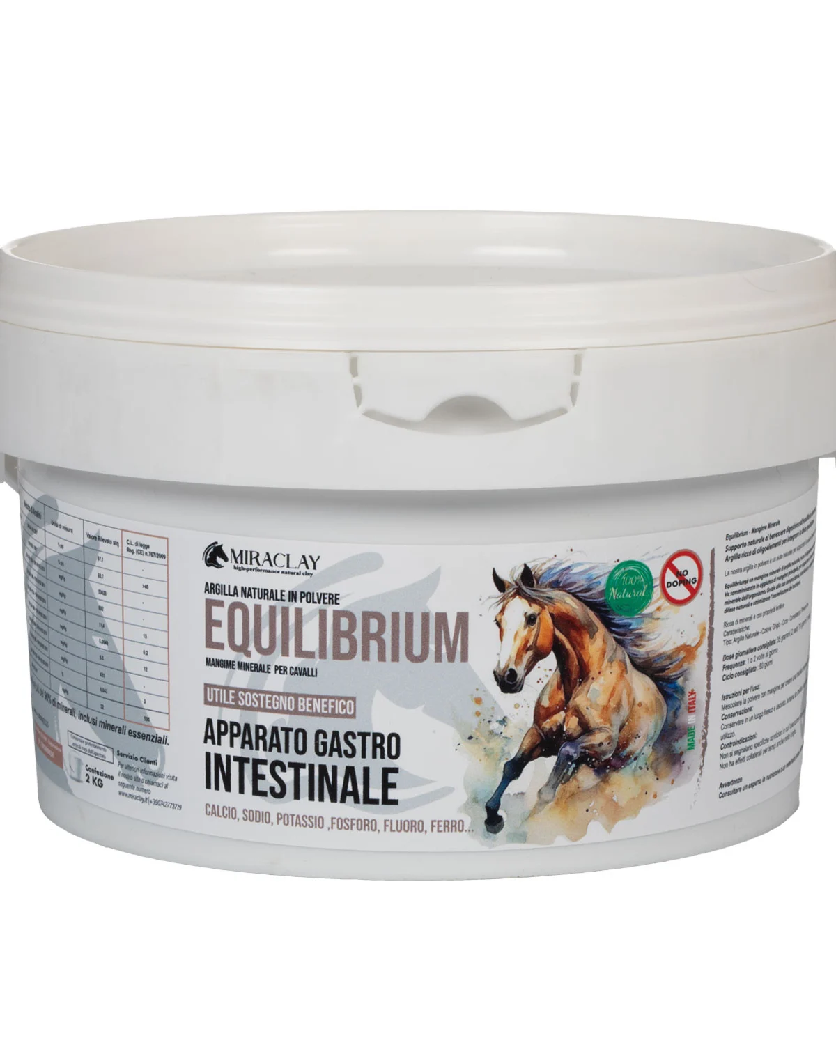 AmaHorse pasza mineralna Równowaga z glinką wspierająca trawienie 2 kg