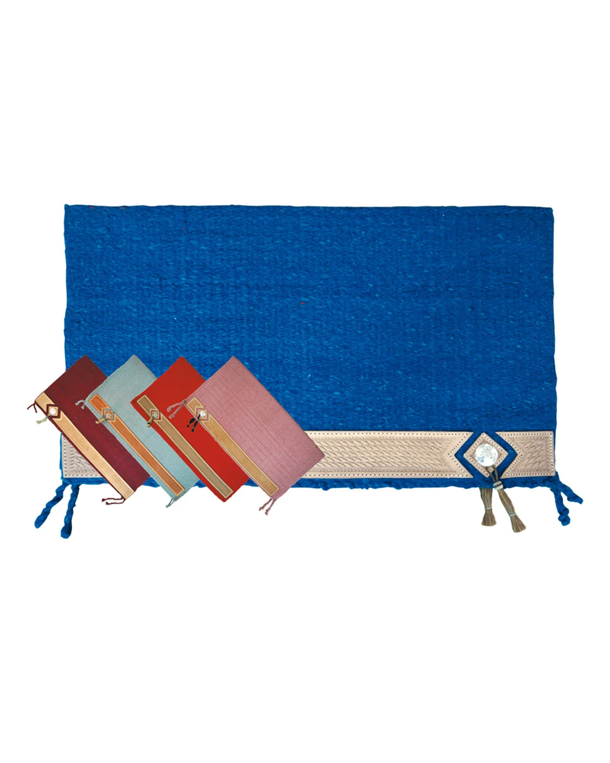 Lakota czaprak westernowy pokazowy Navajo z wełny 36x34 cale