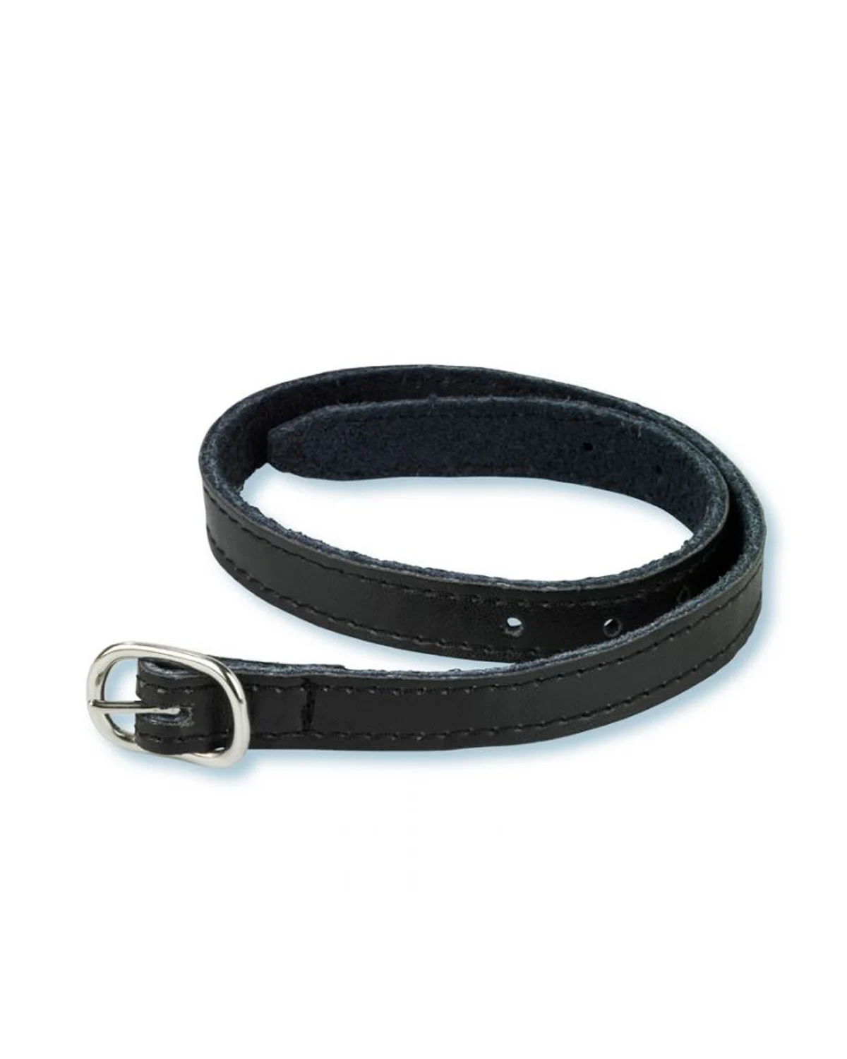 Stubben skórzane paski do ostróg 45 cm czarne (1 para)