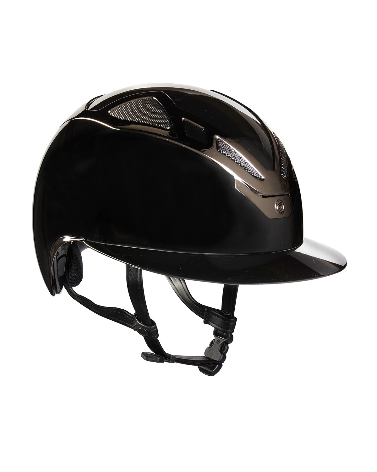 Suomy kask jeździecki Apex Chrome Lady, czarny połysk