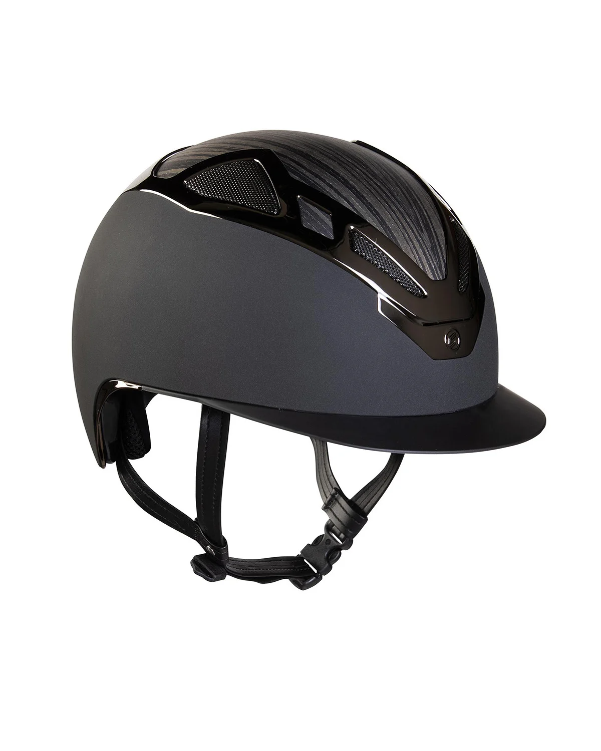 Suomy kask jeździecki Apex Wood, antracytowy mat