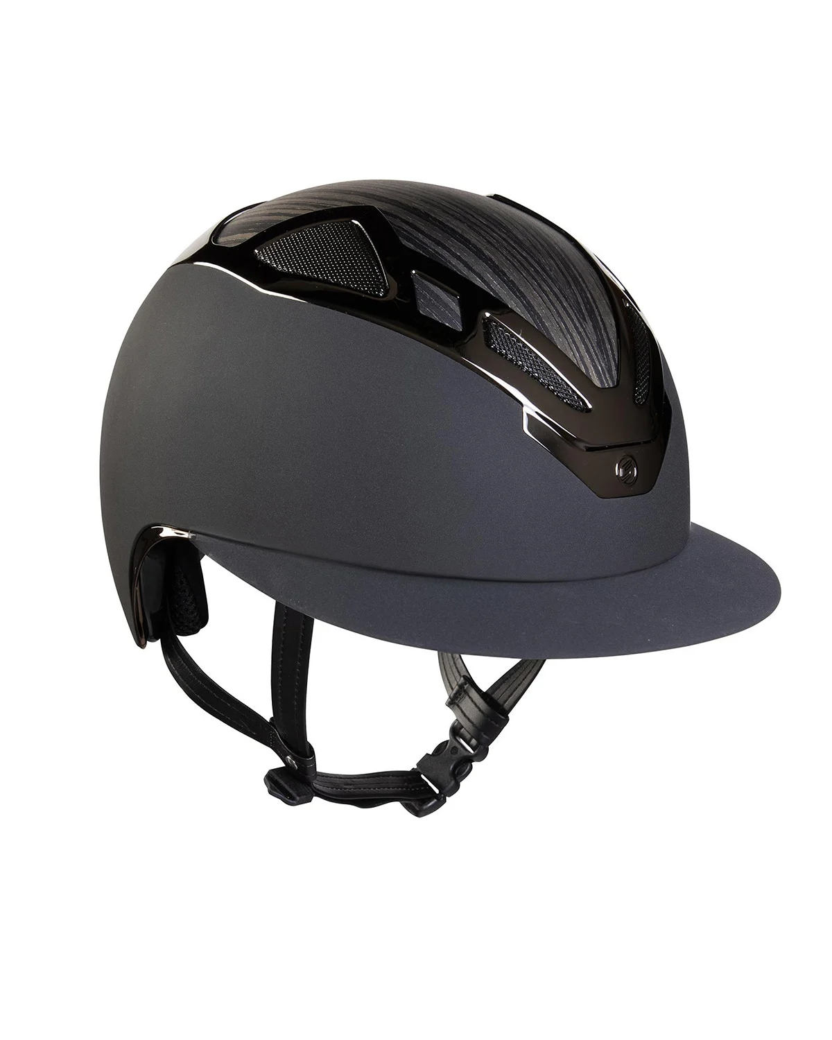 Suomy kask jeździecki Apex Wood Lady, antracytowy mat