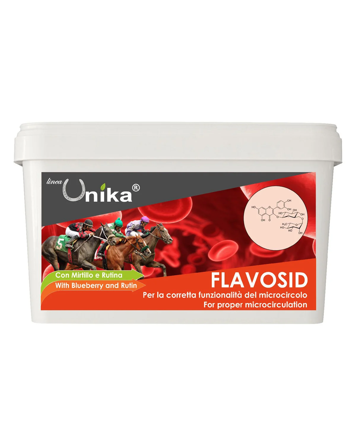 Unika suplement Flavosid wspomagający mikrokrążenie u koni 2 kg