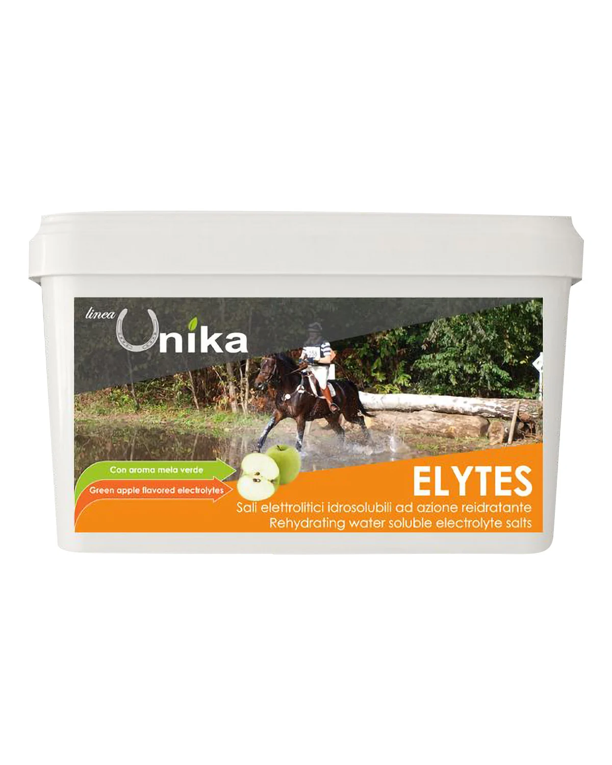 Unika elektrolity Elytes 8 kg rozpuszczalne w wodzie o smaku zielonego jabłka