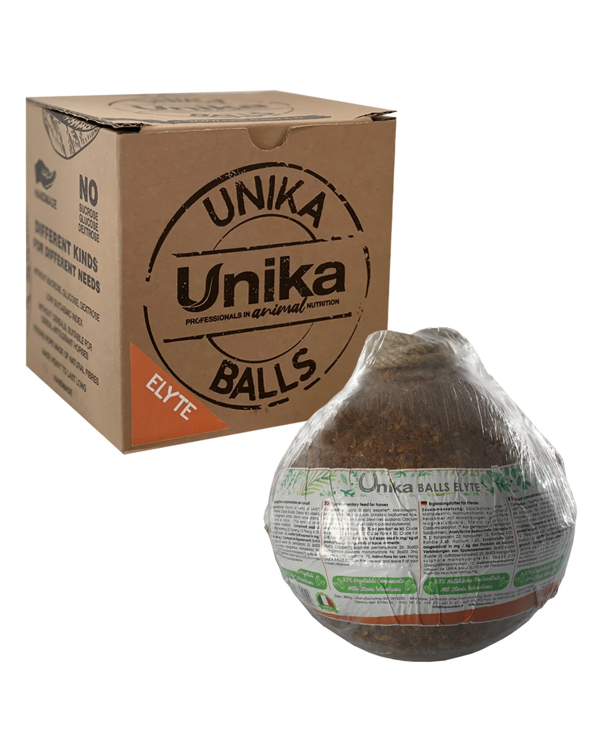 Unika kula z elektrolitami Balls Elyte do zawieszenia w boksie