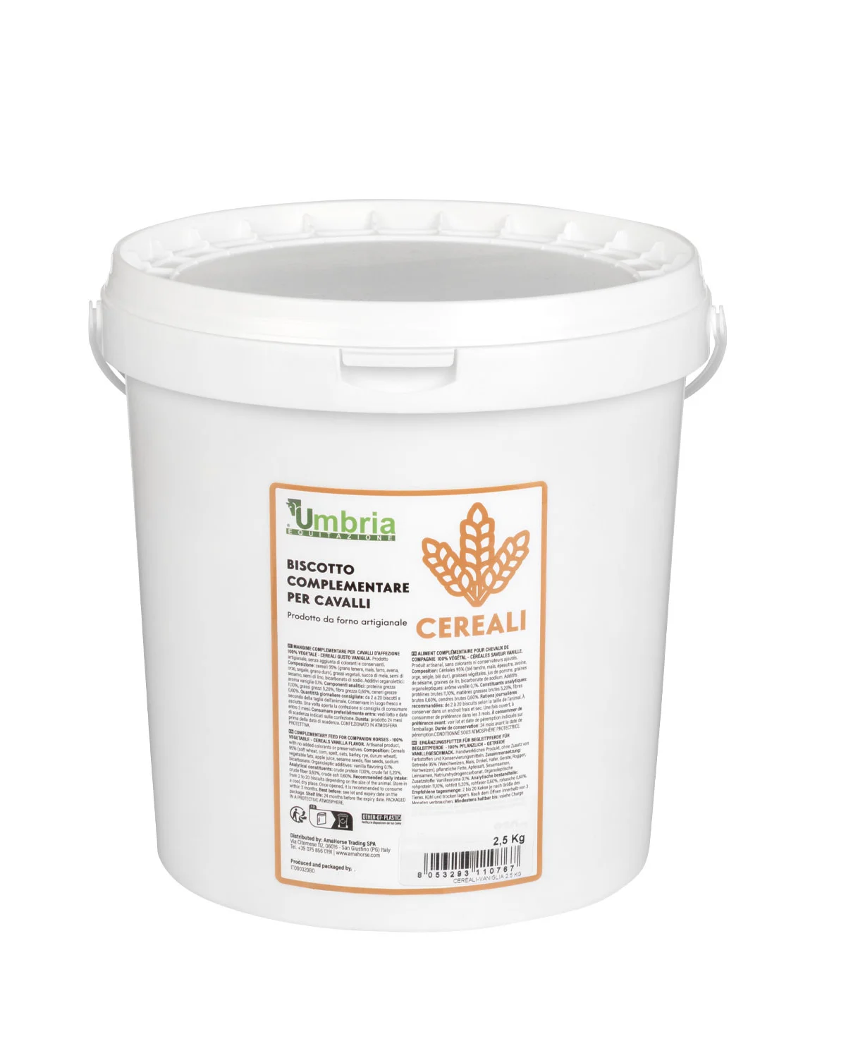 Umbria Equitazione ciasteczka warzywne ze zbożami dla koni 2,5 kg