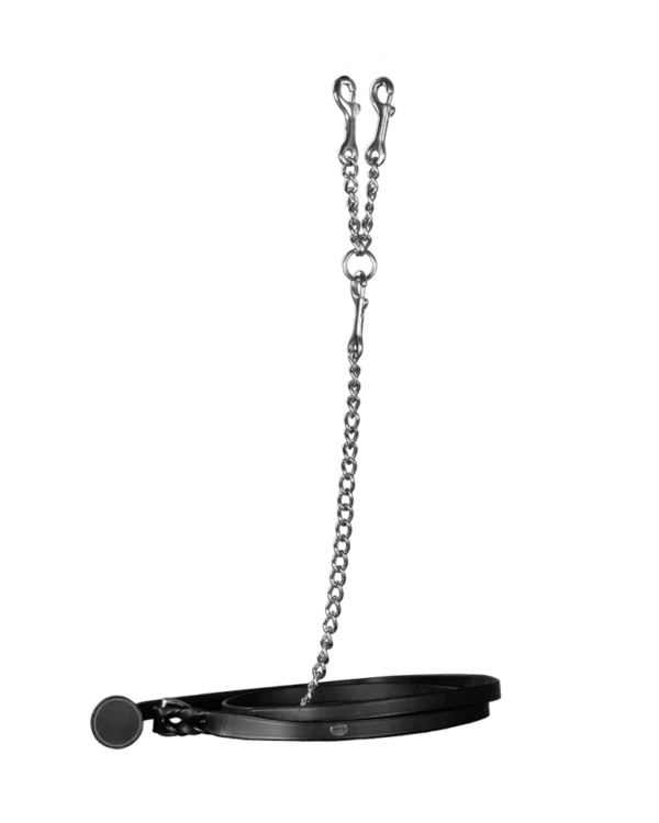 Dy'on uwiąz Leather Lead With Chain Working