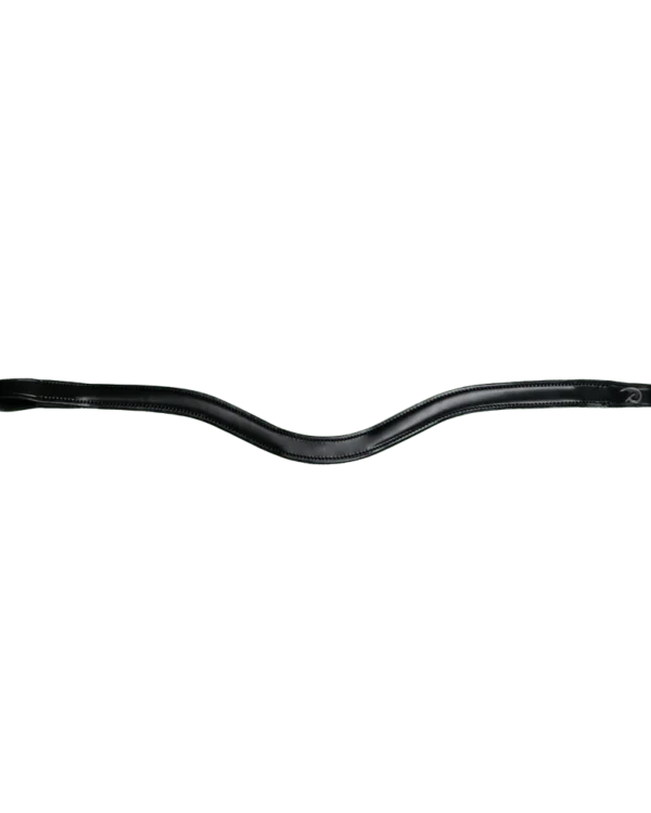 Dy'on naczółek Flat Leather V-Shaped Browband New English